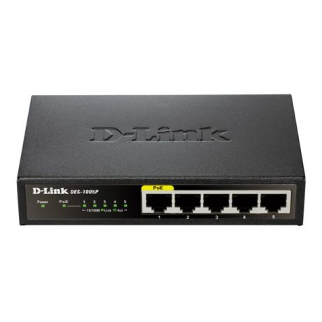 DLINK DES-1005P 5-PORTS 10/100 ONE POE