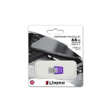 KINGSTON USB Stick Data Traveler DTDUO3CG3/64GB, USB 3.2, Type C