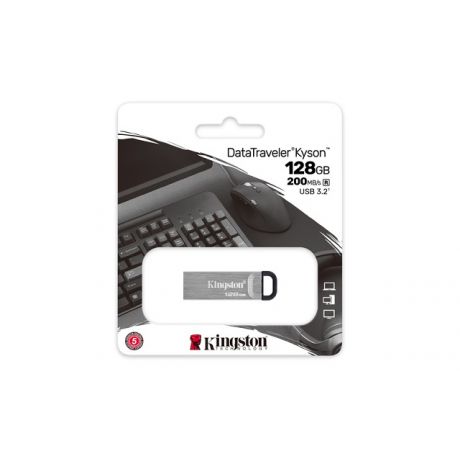 KINGSTON USB Stick Data Traveler DTKN/128GB,USB 3.2, Silver