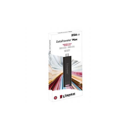 KINGSTON USB Stick DataTraveler Max DTMAX/256GB, USB 3.2 Type-C, Black