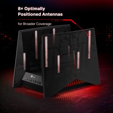 TP-LINK Gaming Router Archer GE800 Wi-Fi 7 BE19000 Tri-Band