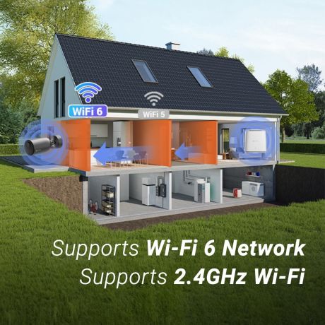 EZVIZ Wi-Fi Battery Camera EB3 with Solar panel Kit 2K Outdoor