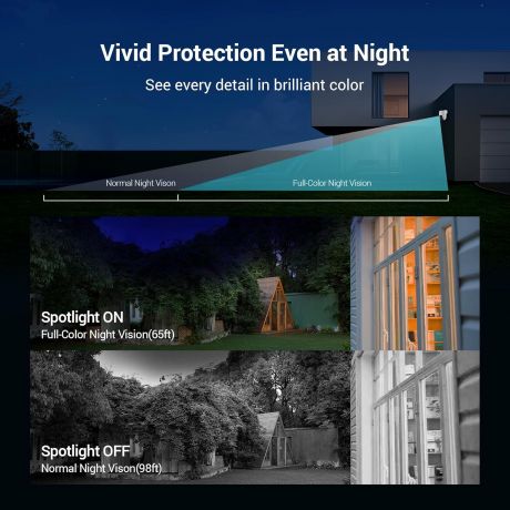 EZVIZ Wi-Fi Camera H8C 2K 3MP Pan Tilt Outdoor