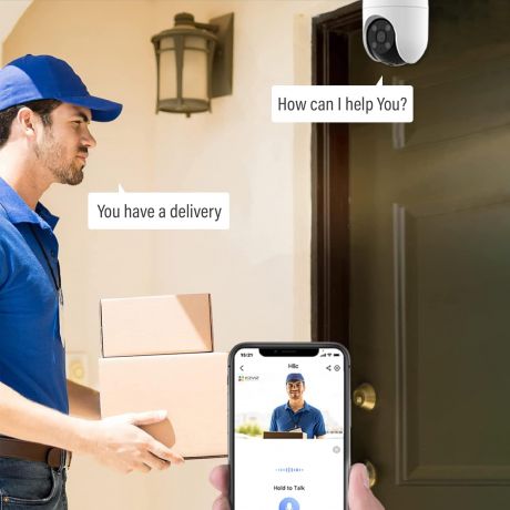 EZVIZ Wi-Fi Camera H8C 2K 3MP Pan Tilt Outdoor