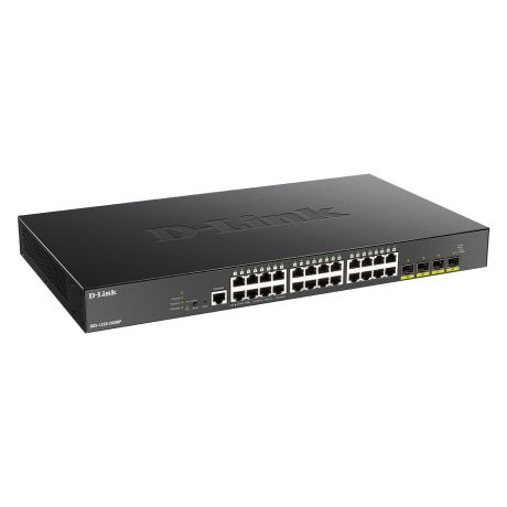 D-LINK Switch DGS-1250-28XMP 24 Gbit Port  4x10G SFP+ POE