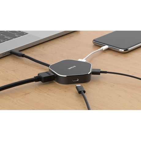 D-LINK DUB-M420 4-IN-1 USB-C HUB HDMI and PD