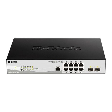 D-LINK Switch DGS-1210-10P/ME 8-Port  Managed