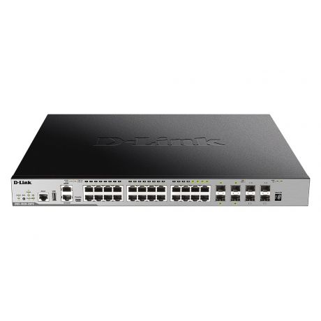 D-LINK DGS-3630-28PC/SI 20 PORT GE POE 370W  L3