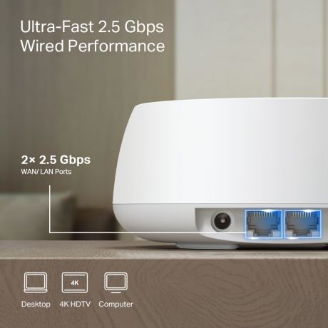 TP-LINK Deco BE25 WiFi 7 Whole Home Mesh System 3 Pack