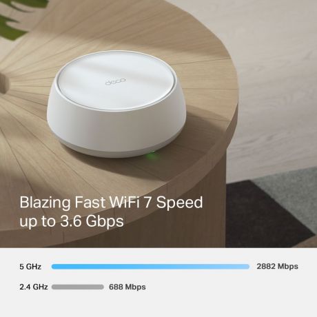 TP-LINK Deco BE25 WiFi 7 Whole Home Mesh System 3 Pack