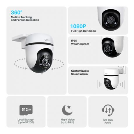 TP-LINK Camera WiFi Tapo C500 Outdoor Pan/Tilt
