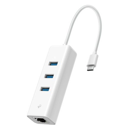 TP-LINK Gigabit Ethernet Adapter UE330C USB Type-C 3-Port Hub