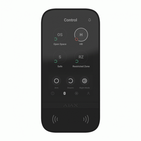 AJAX - KEYPAD TOUCHSCREEN BLACK