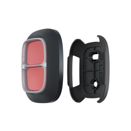 AJAX - HOLDER FOR DOUBLE BUTTON & BUTTON BLACK