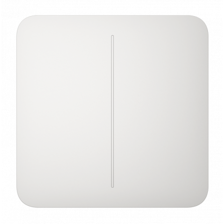 AJAX - SOLO BUTTON (2-GANG) WHITE