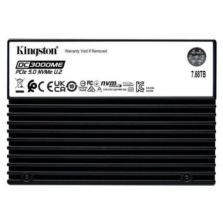 KINGSTON SEDC3000ME/7T6 PCIe 5.0 NVMe U.2 SSD  7680GB