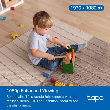TP-LINK Wi-Fi Camera TAPO C201 FHD Pan/Tilt Indoor