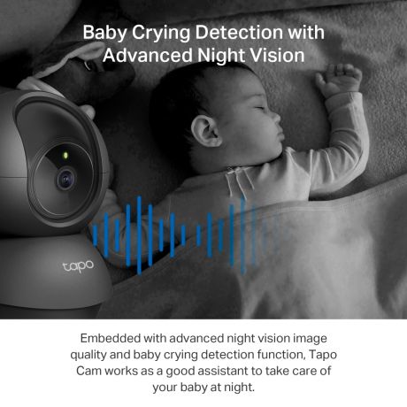 TP-LINK CAMERA TAPO C211 FULLHD+ WIFI PAN/TILT BLACK