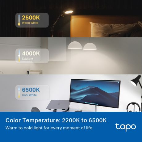 TP-LINK WiFi Bulb Tapo L535E Multicolor E27