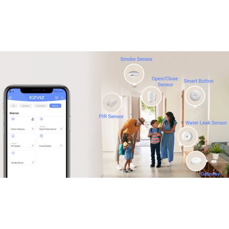 EZVIZ Smoke Detector Sensor T4C