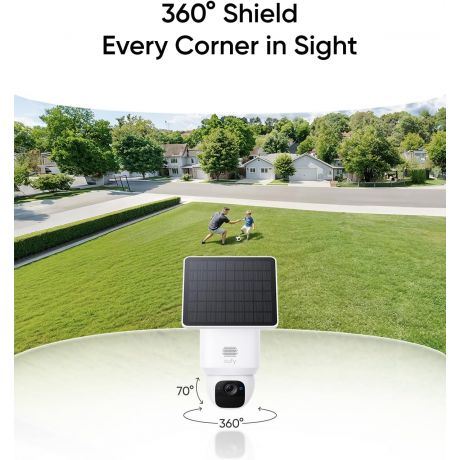 ANKER Eufy Camera SoloCam E30 2K Solar Panel  Pan Tilt