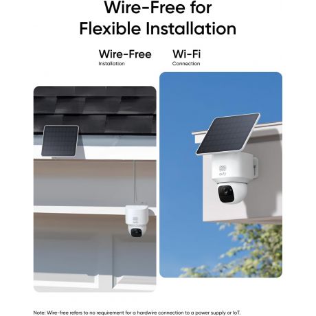 ANKER Eufy Camera SoloCam E30 2K Solar Panel  Pan Tilt