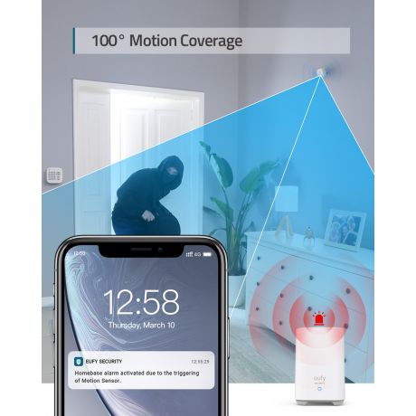 ANKER Eufy Security Alarm System 5 Pieces Kit with Homebase
