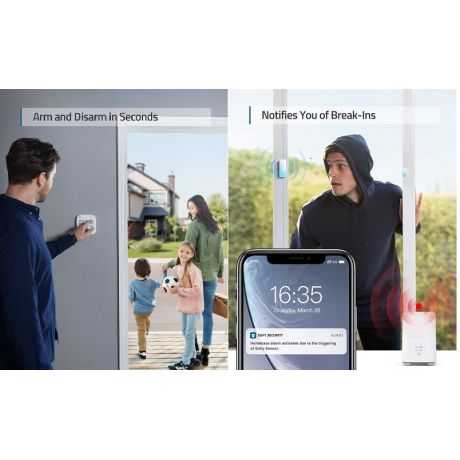 ANKER Eufy Security Alarm System 5 Pieces Kit with Homebase