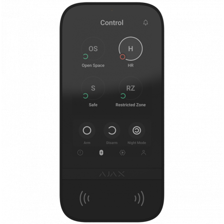 AJAX - KEYPAD TOUCHSCREEN BLACK