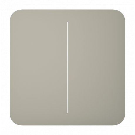 AJAX - SOLO BUTTON (2-GANG) OLIVE