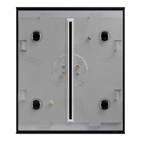 AJAX - CENTER BUTTON (2-GANG) BLACK
