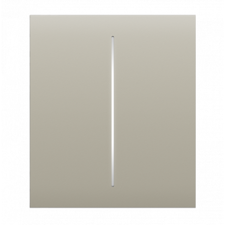 AJAX SYSTEMS - CENTER BUTTON (2-GANG) IVORY