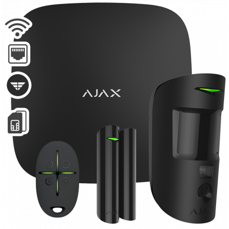 AJAX - STARTER KIT CAM PLUS BLACK