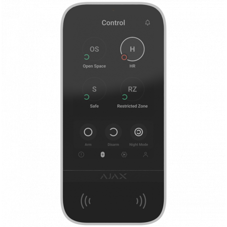 AJAX - KEYPAD TOUCHSCREEN WHITE
