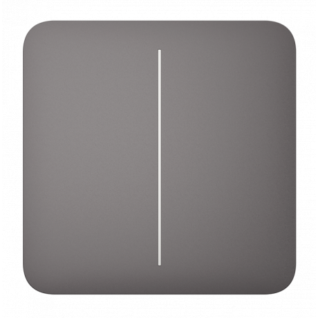AJAX - SOLO BUTTON (2-GANG) GREY