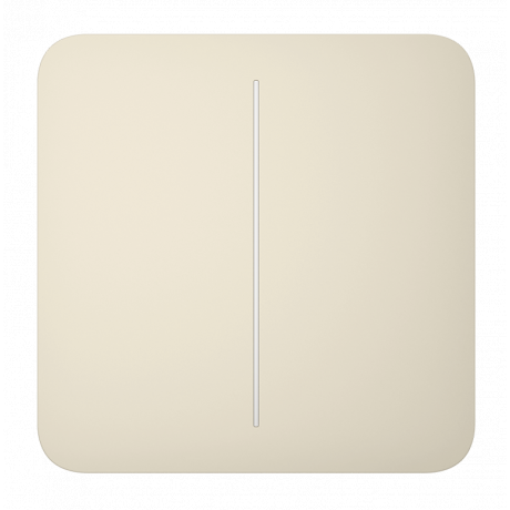 AJAX - SOLO BUTTON (2-GANG) IVORY