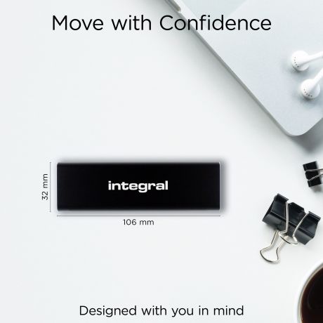 Integral SlimXpress Portable SSD 500GB USB-C Portable SSD