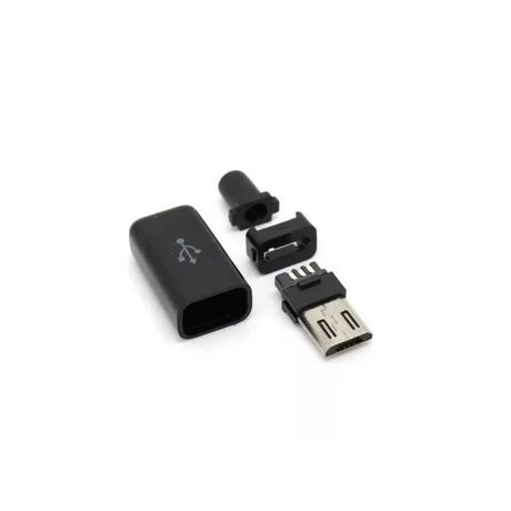 Micro USB Plug Male DIY 4-piece Set