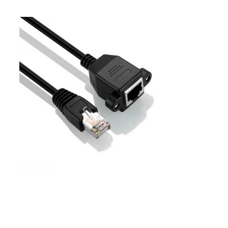 RJ45 Female to Male Adapter Network Extension Cable