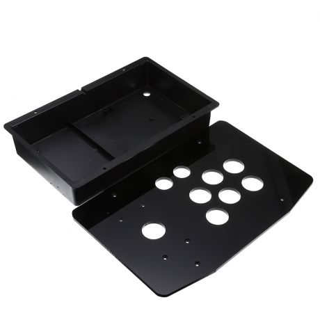 Acrylic Panel Case Replacement DIY Clear Black Arcade Joystick