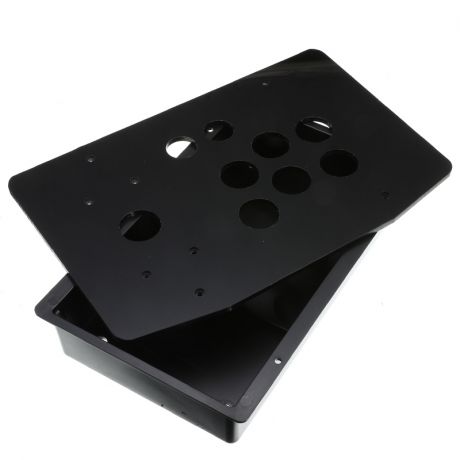 Acrylic Panel Case Replacement DIY Clear Black Arcade Joystick
