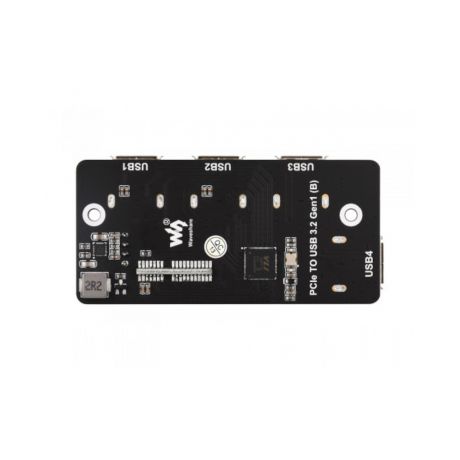 PCIe TO USB 3.2 Gen1 Adapter, for Raspberry Pi Compute Module 4 IO Board, 4x HS USB