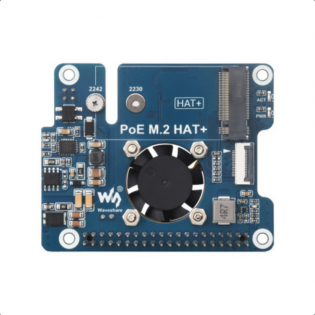 PCIe To M.2 Adapter With PoE Function For Raspberry Pi 5, Supports NVMe Protocol M.2 Solid State Drive, High-speed Reading/Writing, Raspberry Pi 5 PoE HAT