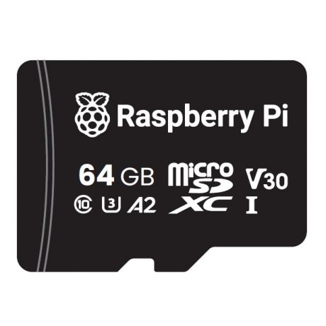 Official Raspberry Pi Micro SD Card 64GB A2 Class unprogrammed