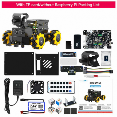 Yahboom Raspbot V2 AI Vision Robot Car for Raspberry Pi 5