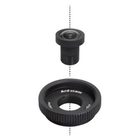 Arducam 140 Degree Ultra Wide Angle 1/2.3″ M12 Lens with Lens Adapter for Raspberry Pi High Quality Camera
