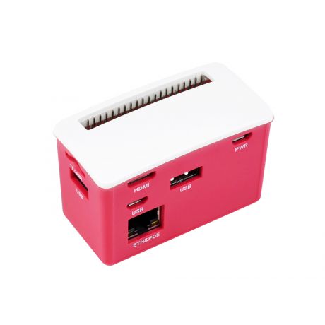 PoE Ethernet / USB HUB BOX for Raspberry Pi Zero Series, 3x USB 2.0, 802.3af-Compliant