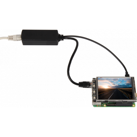 Power over Ethernet (POE) adapter microUSB