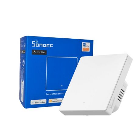 SONOFF SwitchMan M5 Wi-Fi / Matter smart wall switch, 1-gang, standalone version, white (M5-1C-86W)