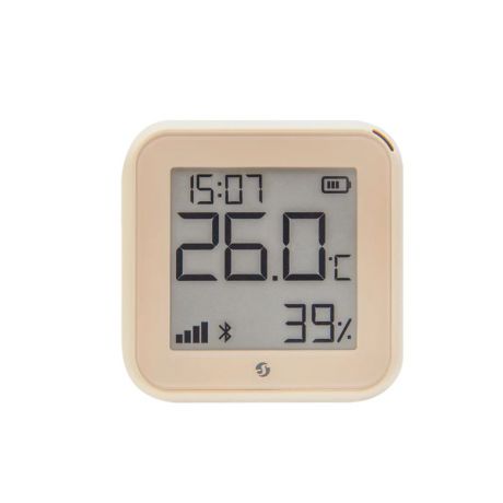 Shelly PLUS GEN3 H&T Wi-Fi + Bluetooth humidity and temperature sensor with e-paper display (mocha)
